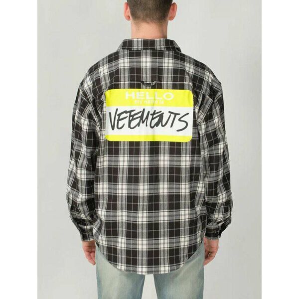 Рубашка Vetements мужской графитовый m6035921-1-3