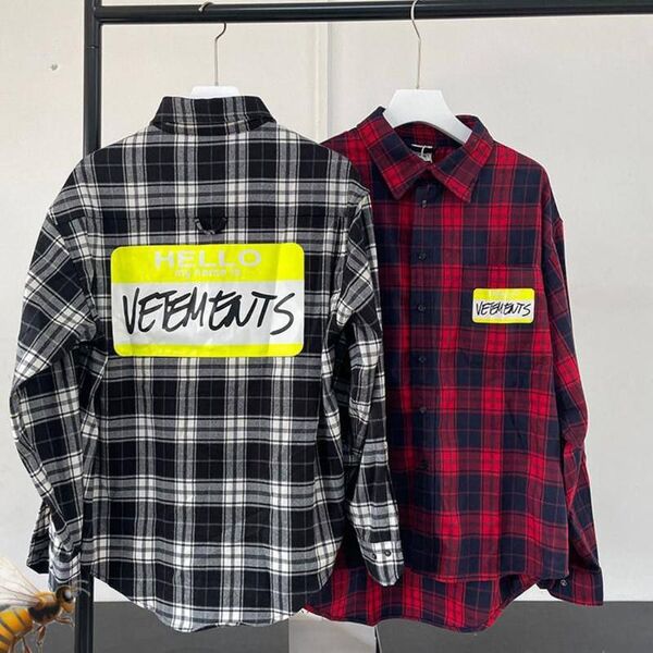 Рубашка Vetements мужской графитовый m6035921-1-4
