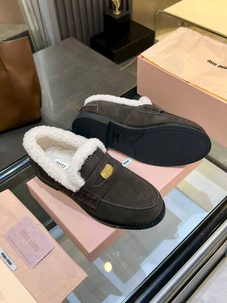 Лоферы Miu Miu женский замша j0921749-1-5
