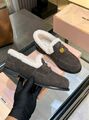 Лоферы Miu Miu женский замша j0921749-1