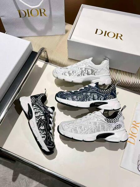 Кроссовки Christian Dior женский текстиль графитовый l5447399-1-3