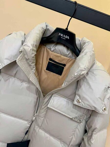 Пуховик женский Prada женский пух перо графитовый r7922269-1-2