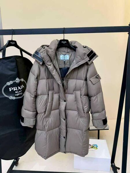 Пуховик женский Prada женский пух перо графитовый b6481978-1-8