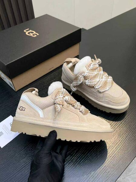 Кроссовки Ugg женский замша бежевый r8716594-1