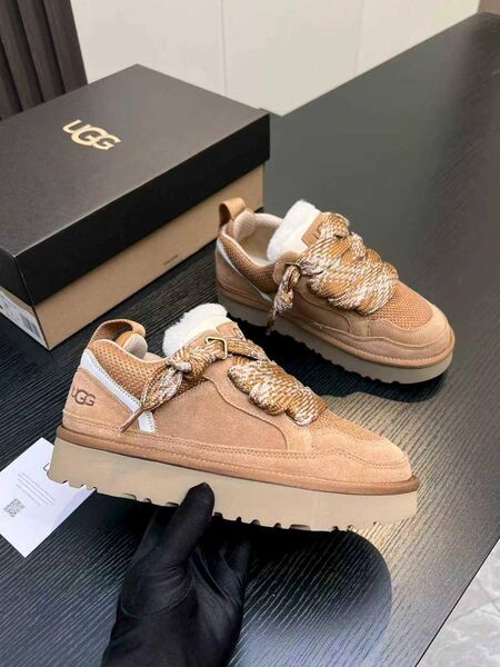 Кроссовки Ugg женский замша бежевый a0838993-1