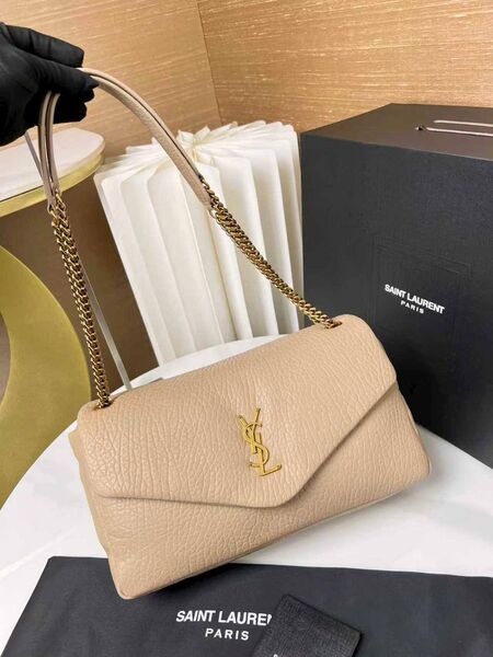 Сумка Saint Laurent женский кожа бежевый z1809729-1-7
