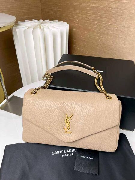 Сумка Saint Laurent женский кожа бежевый z1809729-1