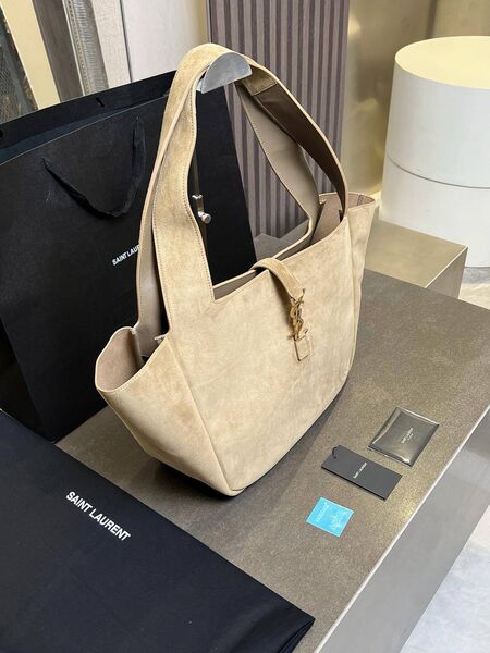 Сумка Saint Laurent женский замша бежевый j7176744-1-2