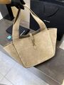 Сумка Saint Laurent женский замша бежевый j7176744-1-3