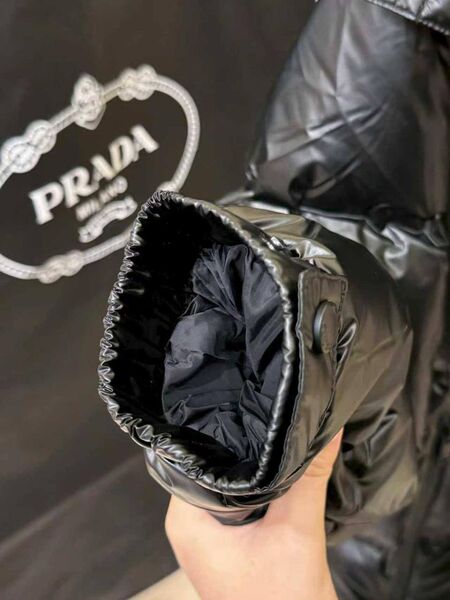Пуховик женский Prada женский пух перо черный s3908748-1-8