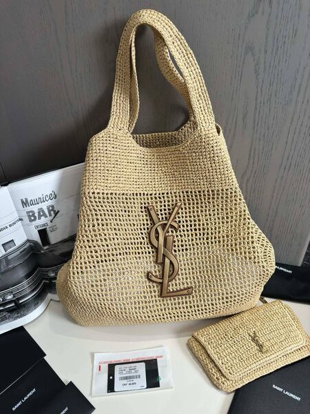 Сумка Saint Laurent женский бежевый i3343953-1