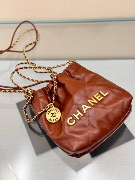 Сумка Chanel женский кожа бордовый v1627694-1-2