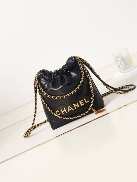 Сумка Chanel женский кожа черный n8351336-1