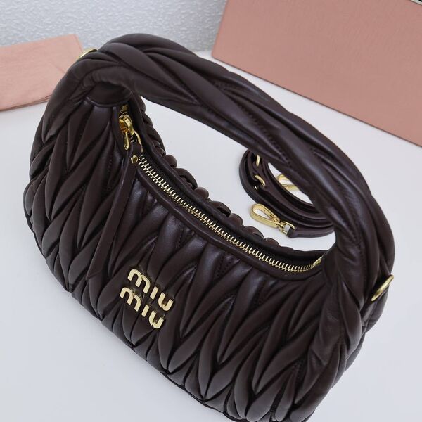 Сумка Miu Miu женский кожа бордовый x5424854-1-3