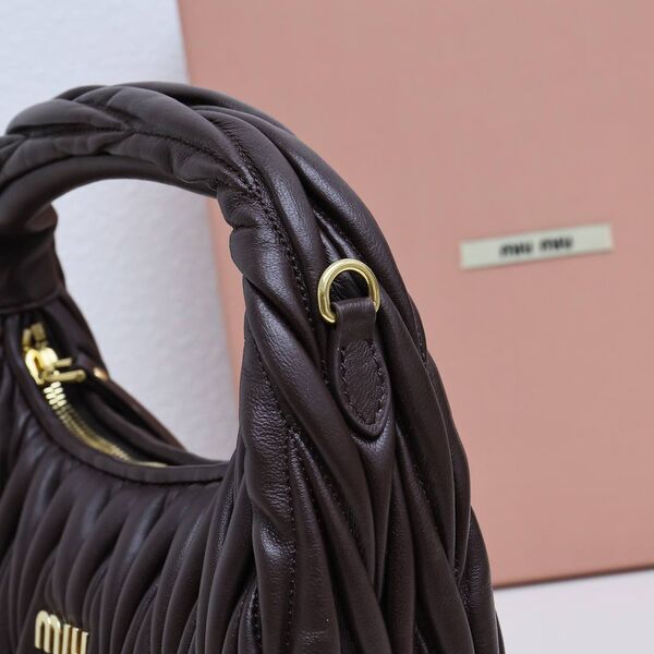 Сумка Miu Miu женский кожа бордовый x5424854-1-7