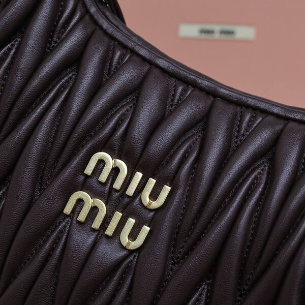 Сумка Miu Miu женский кожа бордовый x5424854-1-6