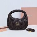 Сумка Miu Miu женский кожа страуса винный x5424854-1