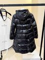 Пуховик женский Moncler женский пух перо черный z4154738-1-2