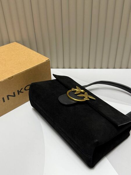 Сумка Pinko женский замша черный e5522048-1-7