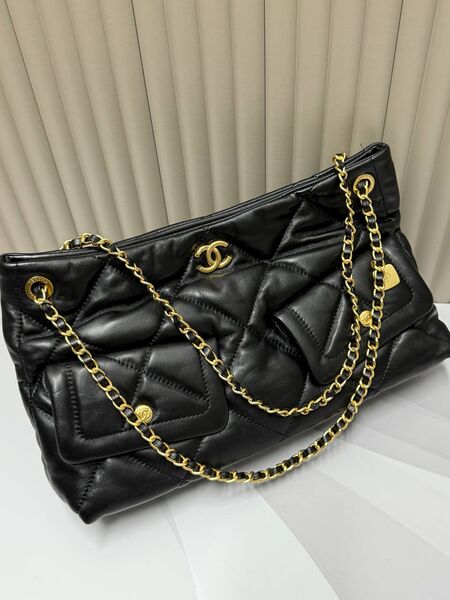 Сумка Chanel женский кожа черный a1307447-1