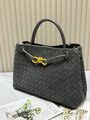 Сумка Bottega Veneta женский замша графитовый l7375388-1-2
