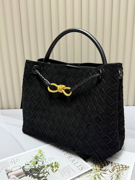 Сумка Bottega Veneta женский замша черный t3050433-1-2