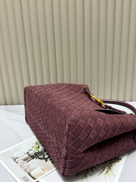 Сумка Bottega Veneta женский замша бордовый u8846036-1-6
