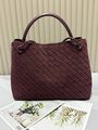 Сумка Bottega Veneta женский замша бордовый u8846036-1-2
