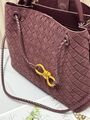Сумка Bottega Veneta женский замша бордовый u8846036-1-7