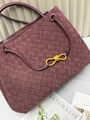 Сумка Bottega Veneta женский замша бордовый u8846036-1-3
