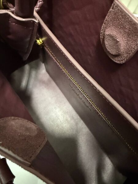 Сумка Bottega Veneta женский замша бордовый u8846036-1-10
