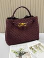 Сумка Bottega Veneta женский замша бордовый u8846036-1-8
