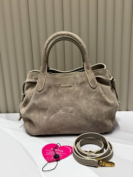 Сумка Pinko женский замша бежевый g3019486-1