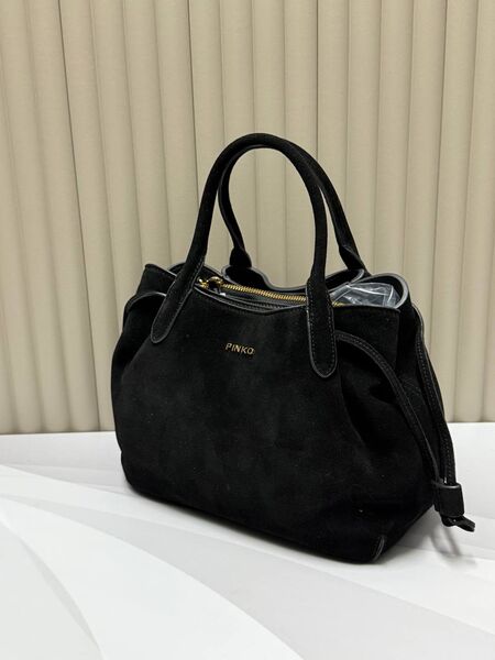 Сумка Pinko женский замша черный b3657208-1-3