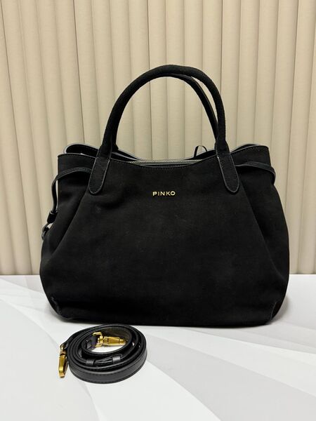 Сумка Pinko женский замша черный b3657208-1