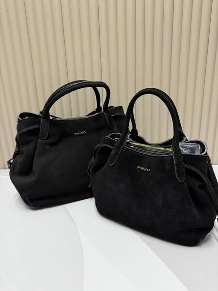 Сумка Pinko женский замша черный b3657208-1-6