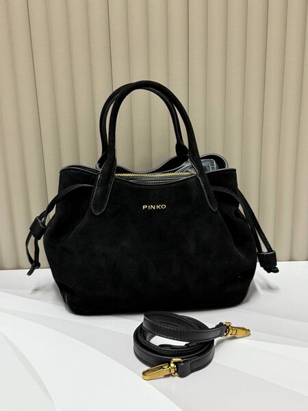 Сумка Pinko женский замша черный b3657208-1-9