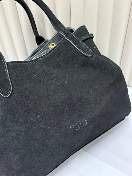 Сумка Pinko женский замша черный b3657208-1-10
