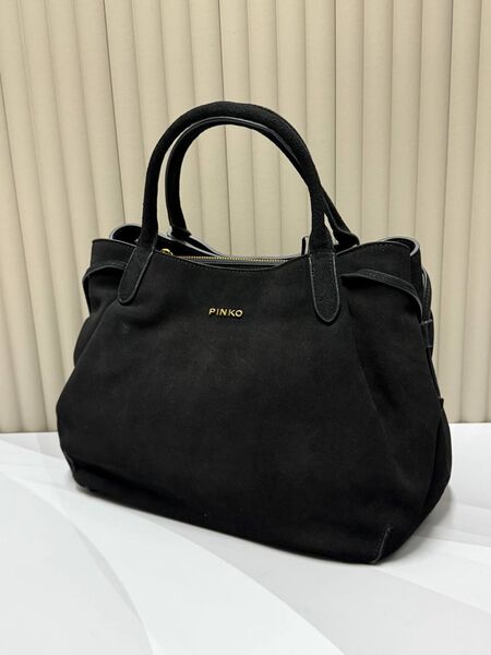 Сумка Pinko женский замша черный b3657208-1-8