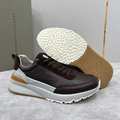 Мужские кроссовки Brunello Cucinelli мужской кожа коричневый j8613758-1-3