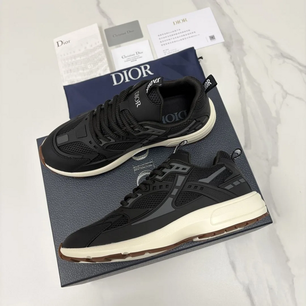 Мужские кроссовки Christian Dior мужской кожа черный n7540272-1-4