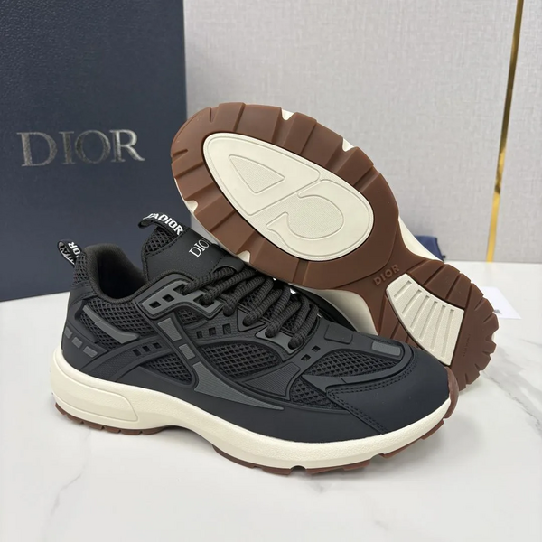 Мужские кроссовки Christian Dior мужской кожа черный n7540272-1