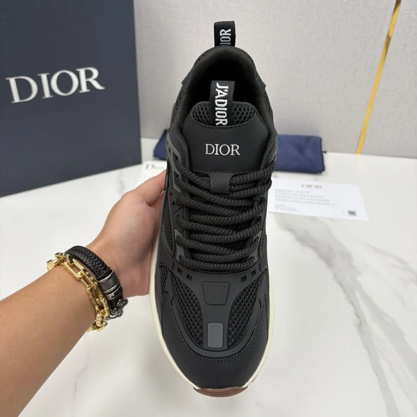 Мужские кроссовки Christian Dior мужской кожа черный n7540272-1-6