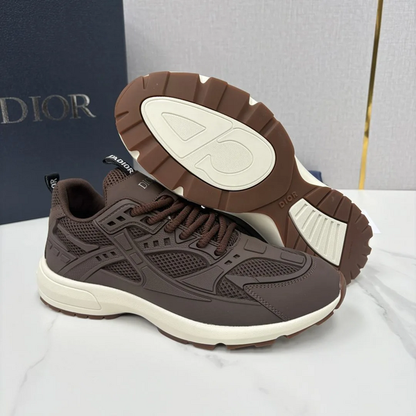 Мужские кроссовки Christian Dior мужской кожа коричневый h6502094-1