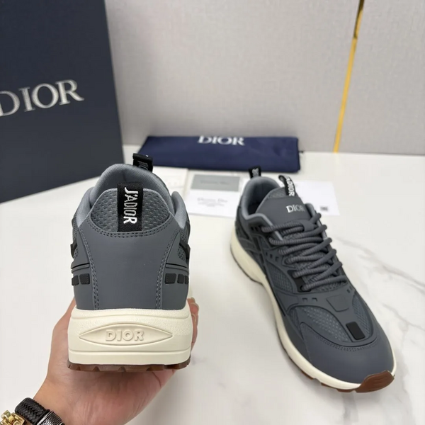 Мужские кроссовки Christian Dior мужской кожа серый k8218629-1-9