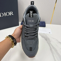 Мужские кроссовки Christian Dior мужской кожа серый k8218629-1-7
