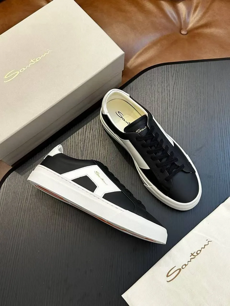 Мужские кеды Santoni мужской замша синий z1756001-1-4