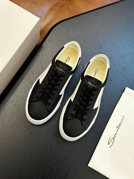Мужские кеды Santoni мужской замша синий z1756001-1-8