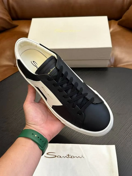 Мужские кеды Santoni мужской замша синий z1756001-1-7
