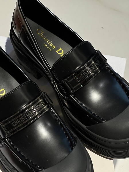 Дерби Christian Dior женский кожа черный 16291-2